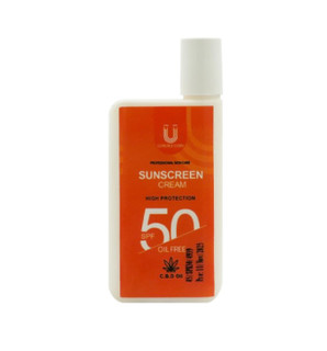 کرم ضد آفتاب فرانسوی لاکچری کوین spf50اصل حجم 50 میلی لیتر