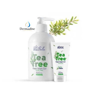 ژل شست و شوی صورت ویتابلا فرانسه با عصاره ی درخت چای(tea tree) تی تری