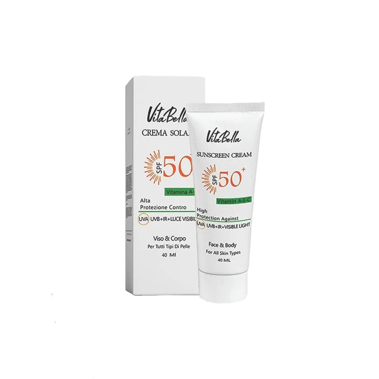 کرم ضدآفتاب بیرنگ ویتابلا SPF50 مناسب پوست خشک